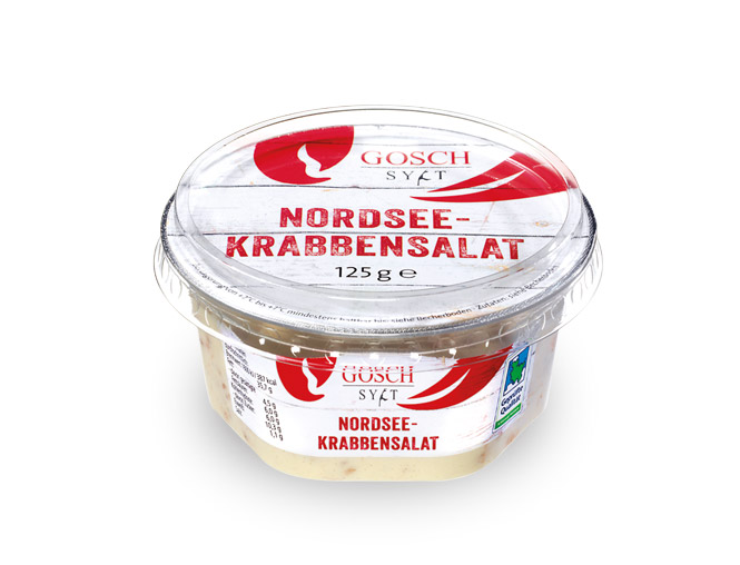 Nordseekrabben-Salat