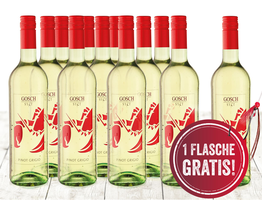 GOSCH Pinot Grigio 11 + 1 x 0,75l