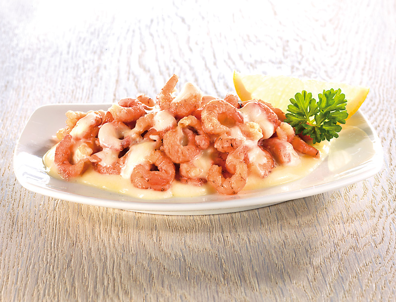 Nordseekrabben-Salat