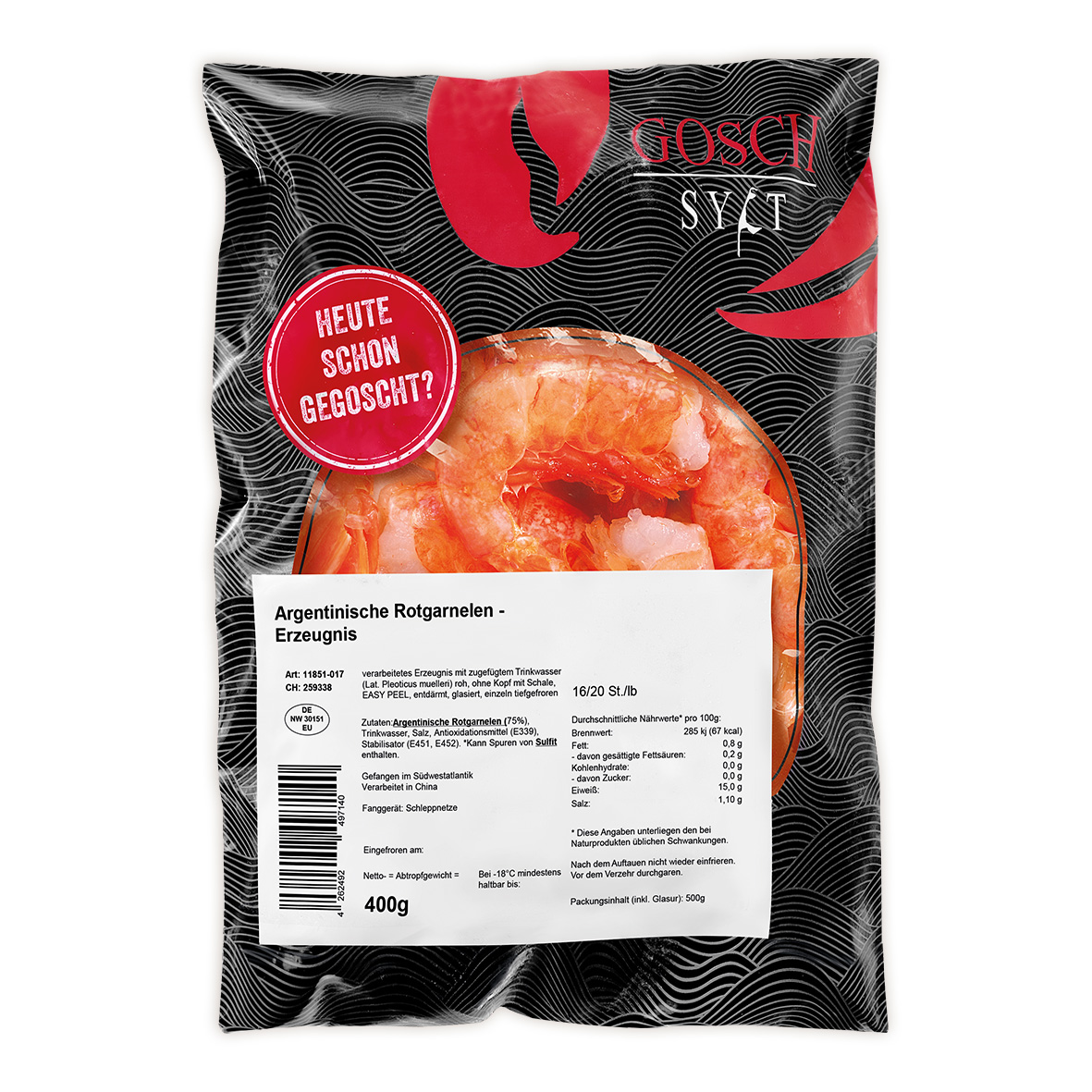 Argentinische Rotgarnelen Wildfang Easy Peel