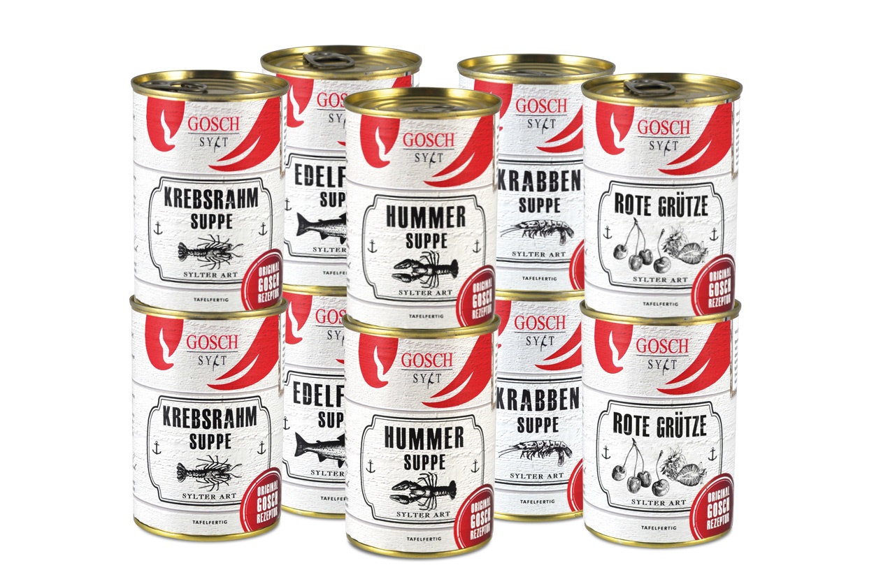 Jünnes Suppen-Dinner, 8 Suppen und 2 Rote Grütze