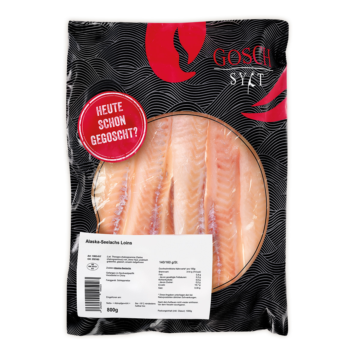 GOSCH Alaska-Seelachs Loins 2