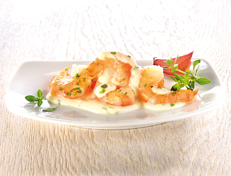 Garnelen in Aioli