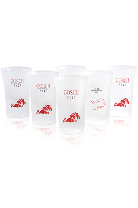 GOSCH Schnapsstamper, 6 Stück