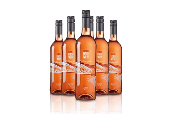GOSCH Fisch Wein Spätbg. Rosé QbA 6 x 0,75 l