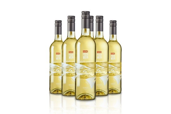 GOSCH Fisch Wein Weißer Burgunder QbA 6 x 0,75 l