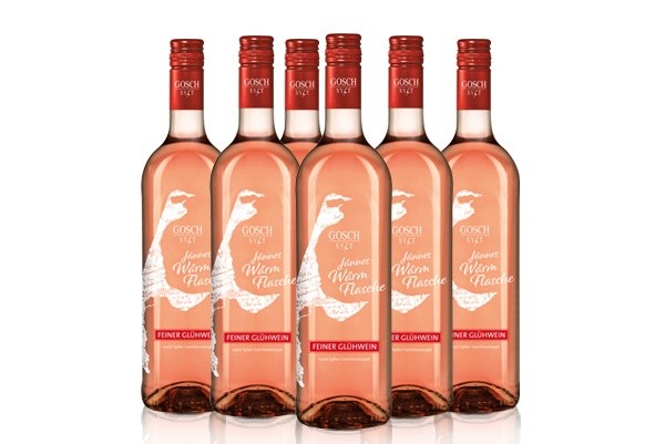 Jünnes Wärmflasche Feiner Glühwein, Rosé 6x 0,75l